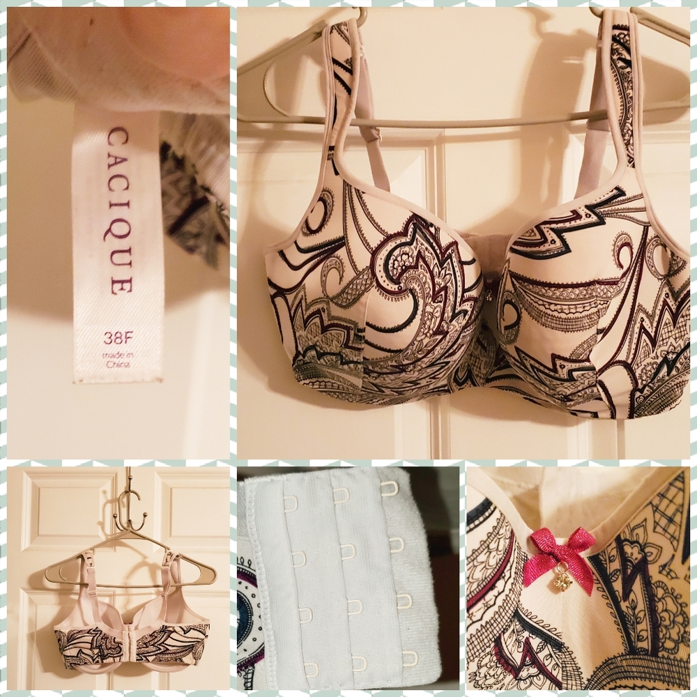 EUC Paisley Cacique Bra